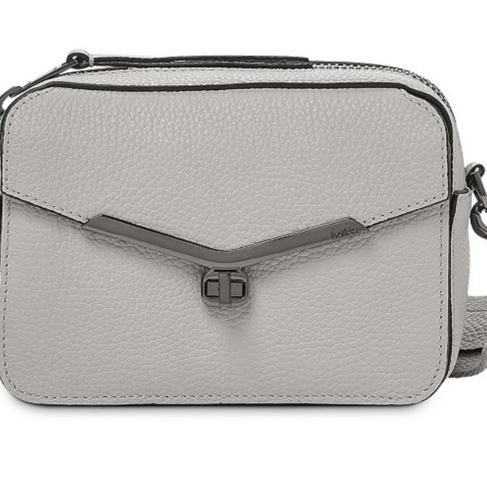 Botkier Valentina Mini Camera Crossbody Silver & Black - Picture 8 of 14